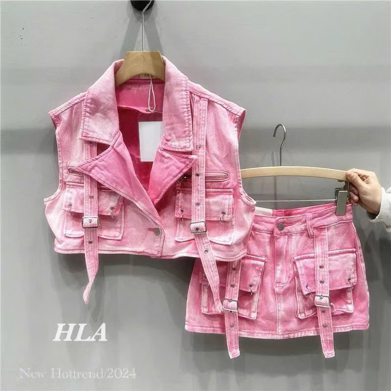 Set áo bò + váy bò