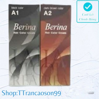 Thuốc Nhuộm Tóc Berina A1,A2 Thái Lan 60ml