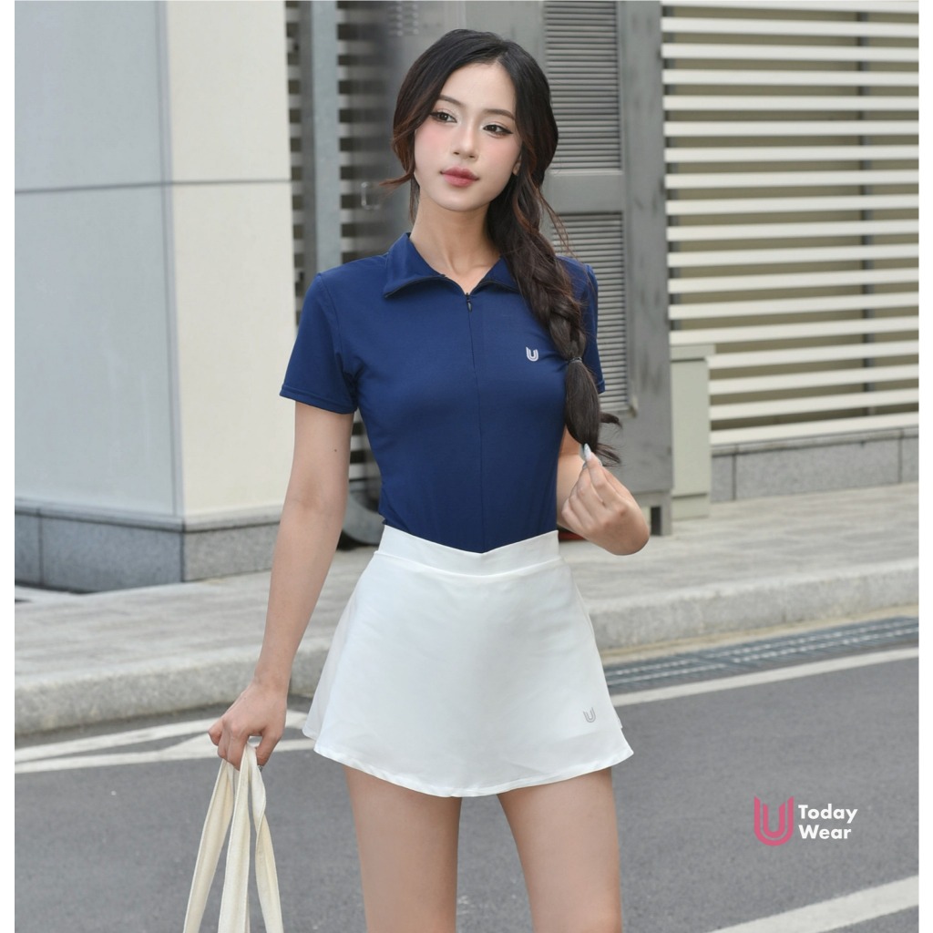[MUA 1 TẶNG 1] Chân váy ngắn thể thao Lina Skirt Today U Wear có sẵn bảo hộ dáng chữ A cho nữ chơi cầu lông tennis | BigBuy360 - bigbuy360.vn