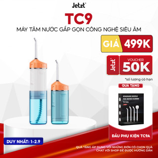 Máy tăm nước cầm tay Jetzt Teethcare TC9 công nghệ siêu âm tăm nước vệ sinh răng miệng