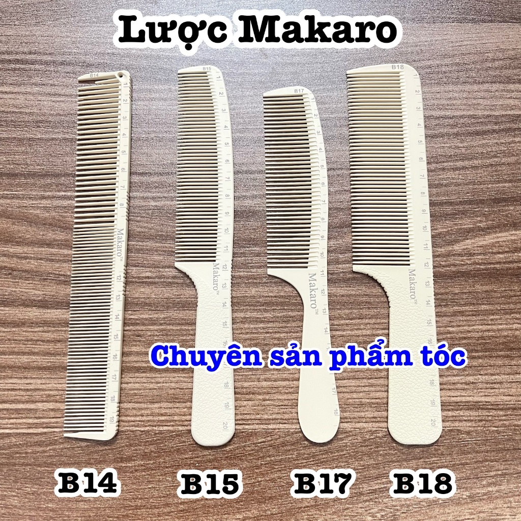 ✅ Lược cắt tóc nam nữ cao cấp Makaro B18 - lược Nhật
