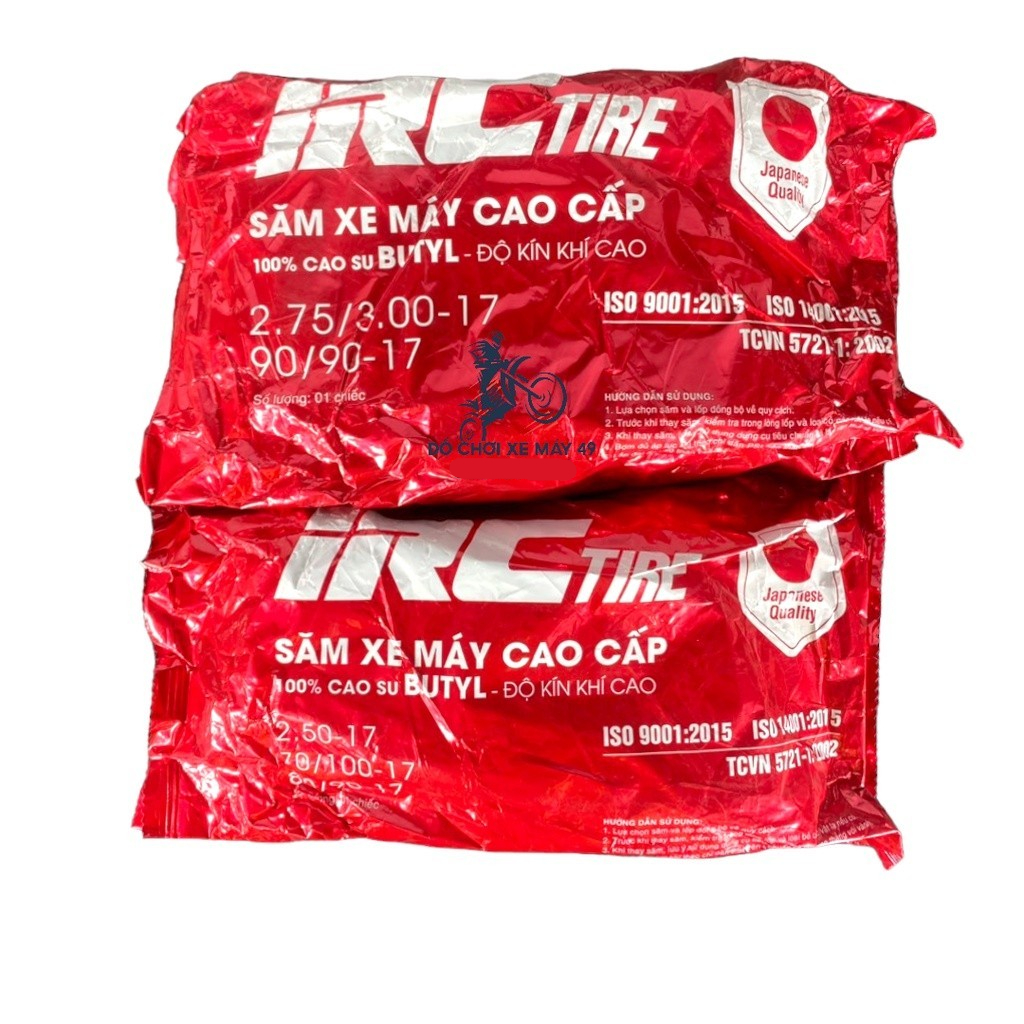 Săm Ruột Xe Máy IRC Inoue Butyl 250/17 275/17