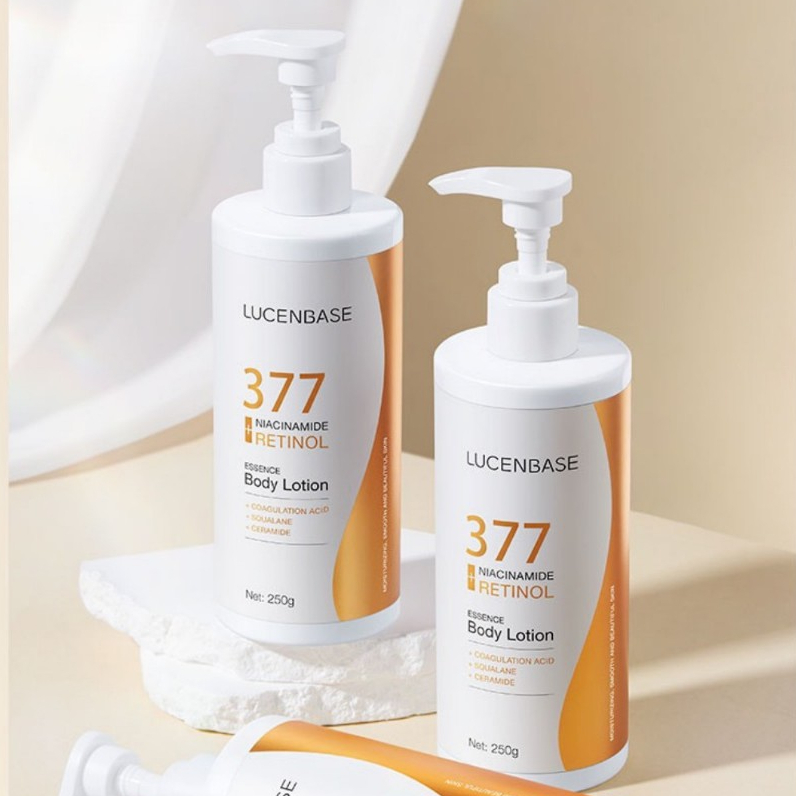 Sữa dưỡng thể 377 Niacinamide Retinol LUCENBASE