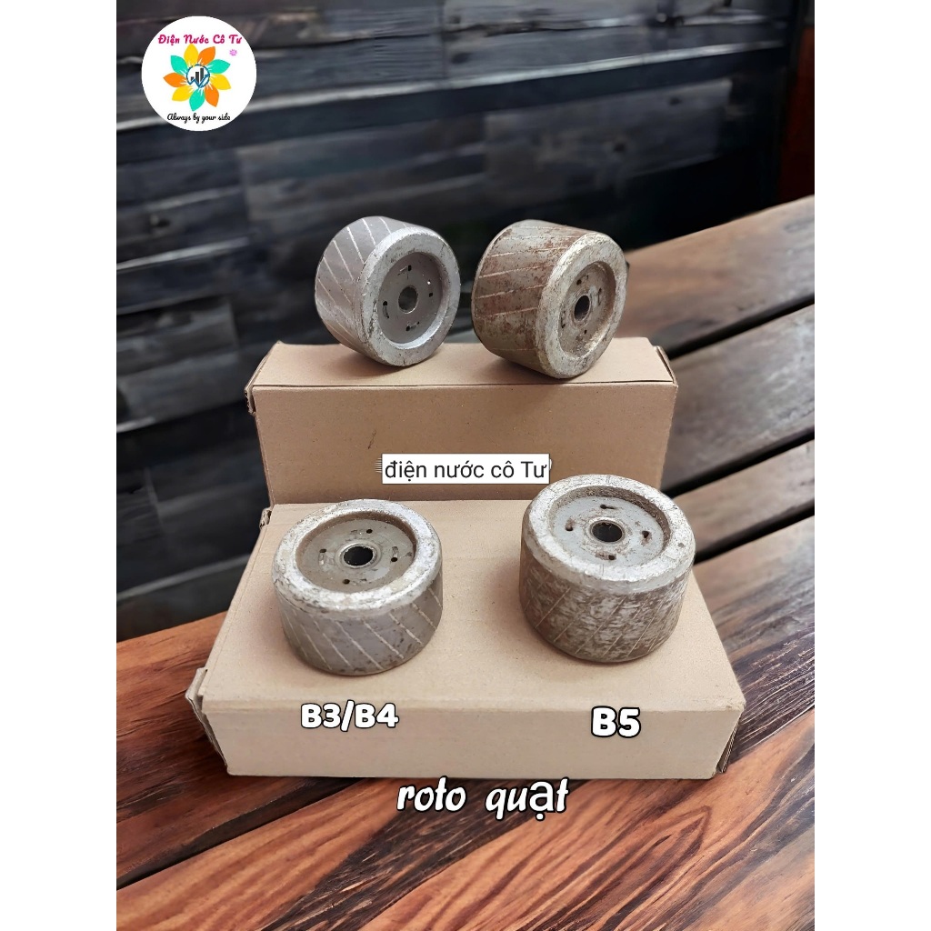 Roto quạt các loại B3-46, B4-46, B5-46 - linh kiện quạt