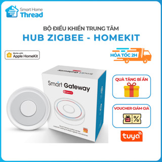 Bộ điều khiển Tuya Zigbee Hub, trung tâm nhà thông minh Tuya, tương thích Apple Home