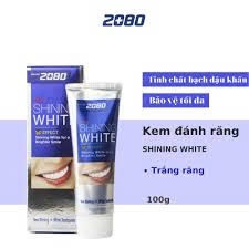 <hàng công ty>Kem Đánh Răng Làm Trắng Răng Shining White 3D Effect Toothpaste 2080