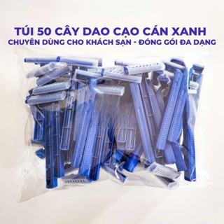 Màu Ngẫu Nhiên - Sét Dao Cạo Râu  50 Cây/Túi Siêu Tiết Kiệm , Nhựa Cao Cấp Bền Bỉ - TCS