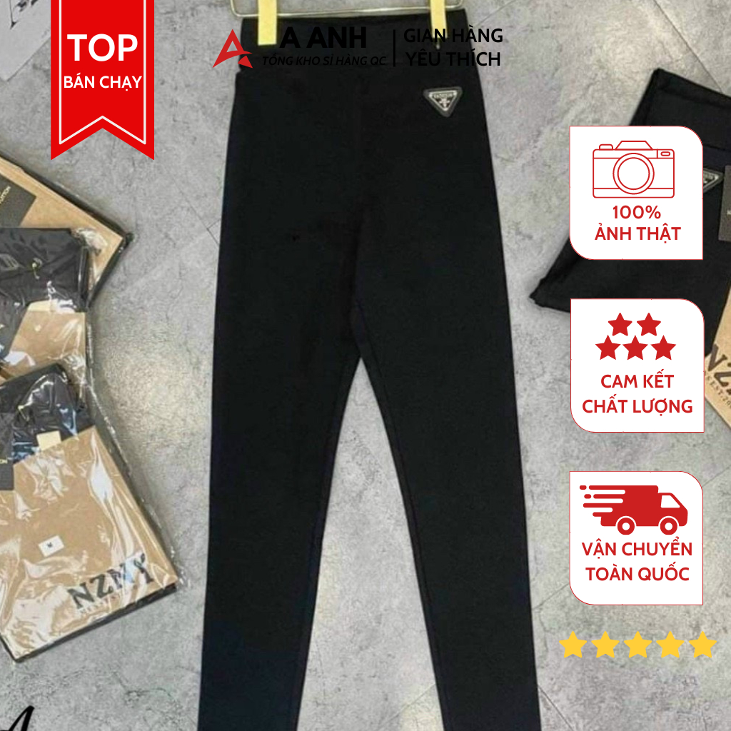 Quần Nữ Legging Parada Nâng Mông, Chất Liệu Cottong Dày , Đanh Đẹp Cạp Cao Ghen Bụng Mã Túi Nâu Hót 