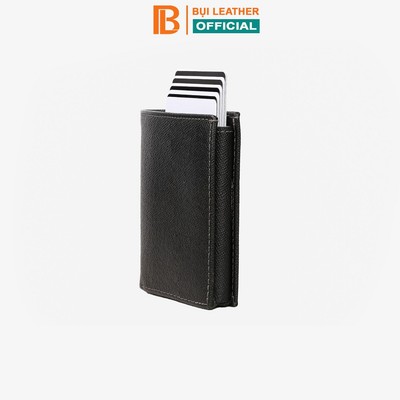 Ví nam đẩy thẻ tự động da taiga V158 Bụi leather
