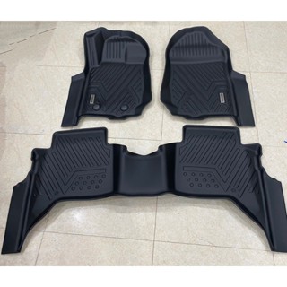 Thảm lót sàn nhựa 5D - Ford Ranger 2016 2017 2018 2019 2020 2021 đúc nguyên khối dễ làm sạch, ko mùi hôi