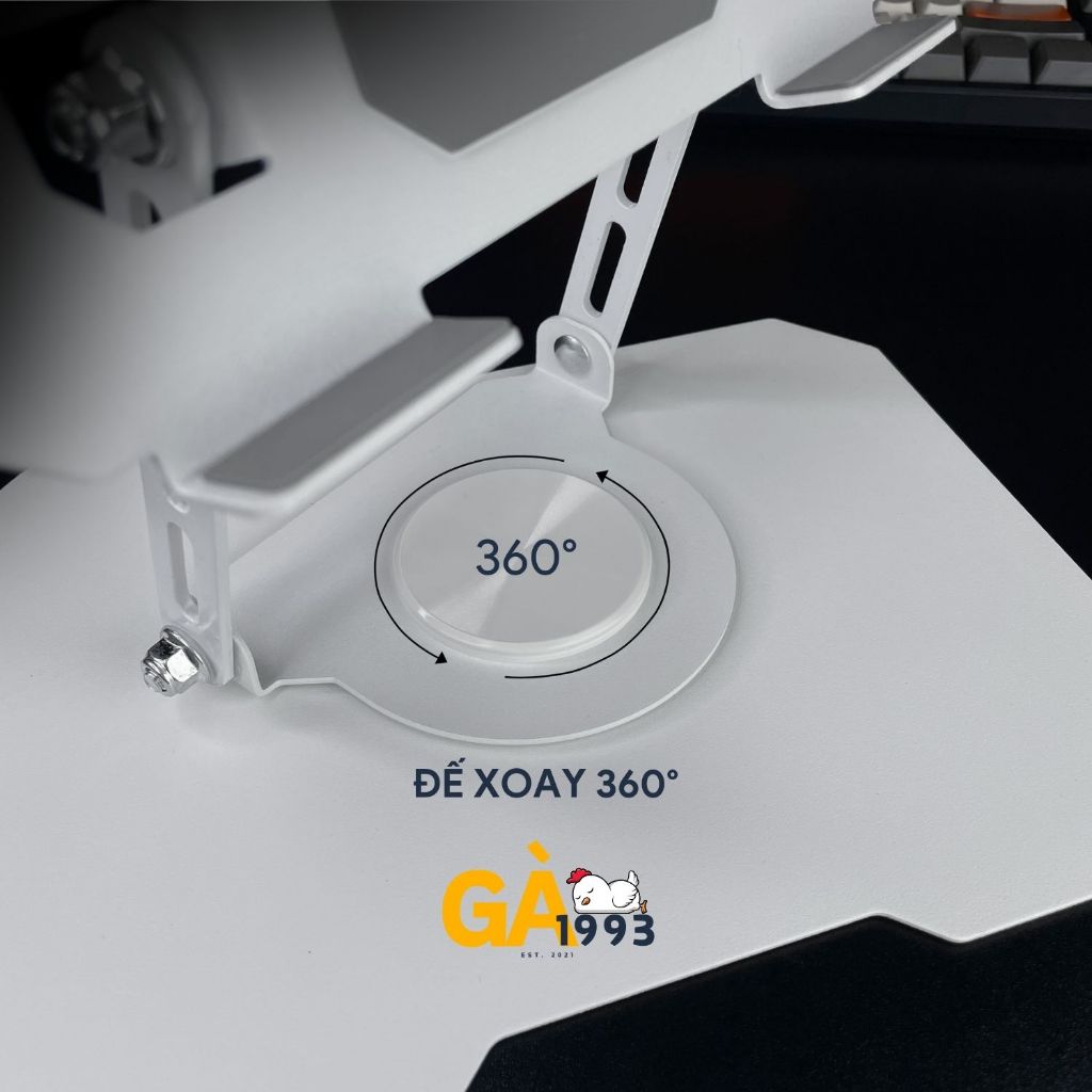 Giá đỡ Laptop Xoay 360 độ L08 bản full size - Tuỳ chỉnh độ cao - Dành cho Laptop - Macbook - Ipad | BigBuy360 - bigbuy360.vn