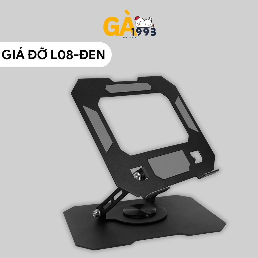 Giá đỡ Laptop Xoay 360 độ L08 bản full size - Tuỳ chỉnh độ cao - Dành cho Laptop - Macbook - Ipad | BigBuy360 - bigbuy360.vn