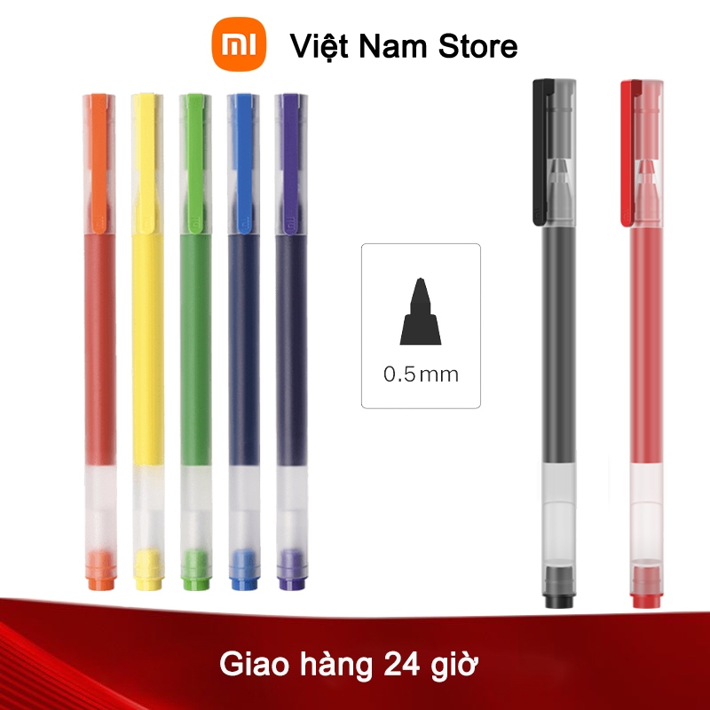 Bút Bi Gel Nước 0.5mm Xiaomi Đầu Ngòi Chỉ 0.5mm
