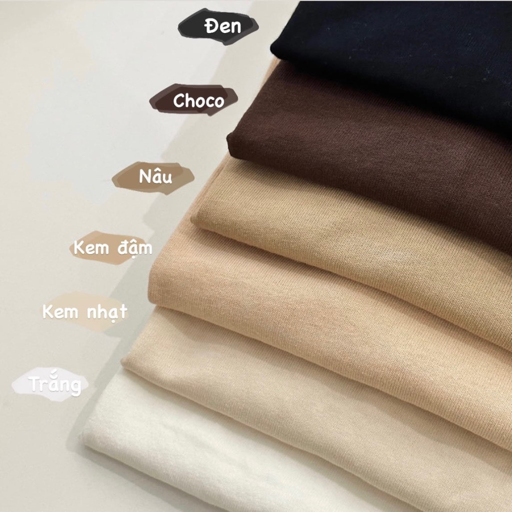 Áo thun baby tee trơn cộc tay,áo phông nữ tay zap lăng cổ tròn dáng ôm BABY TEE cotton khô hàng đẹp A6 SUTANO | BigBuy360 - bigbuy360.vn