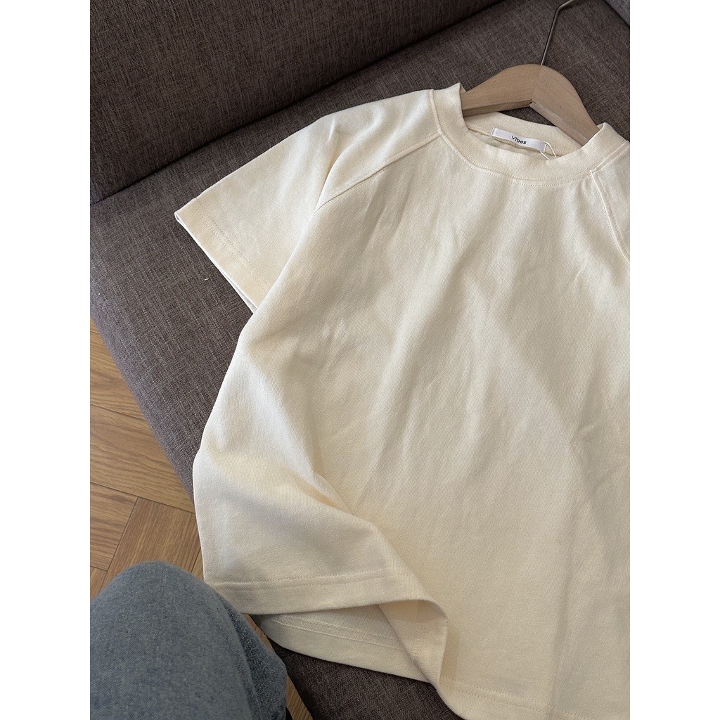 Áo thun baby tee trơn cộc tay,áo phông nữ tay zap lăng cổ tròn dáng ôm BABY TEE cotton khô hàng đẹp A6 SUTANO | BigBuy360 - bigbuy360.vn