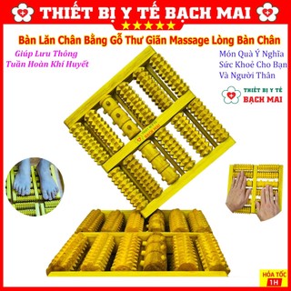 Lăn Chân Gỗ Massage Thư Giãn Giảm Stress