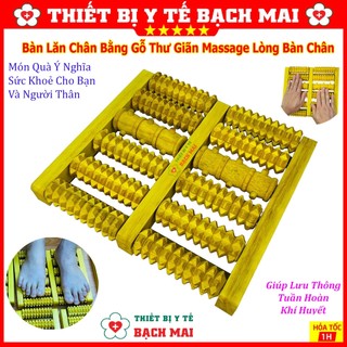 Lăn Chân Gỗ Massage Thư Giãn Giảm Stress