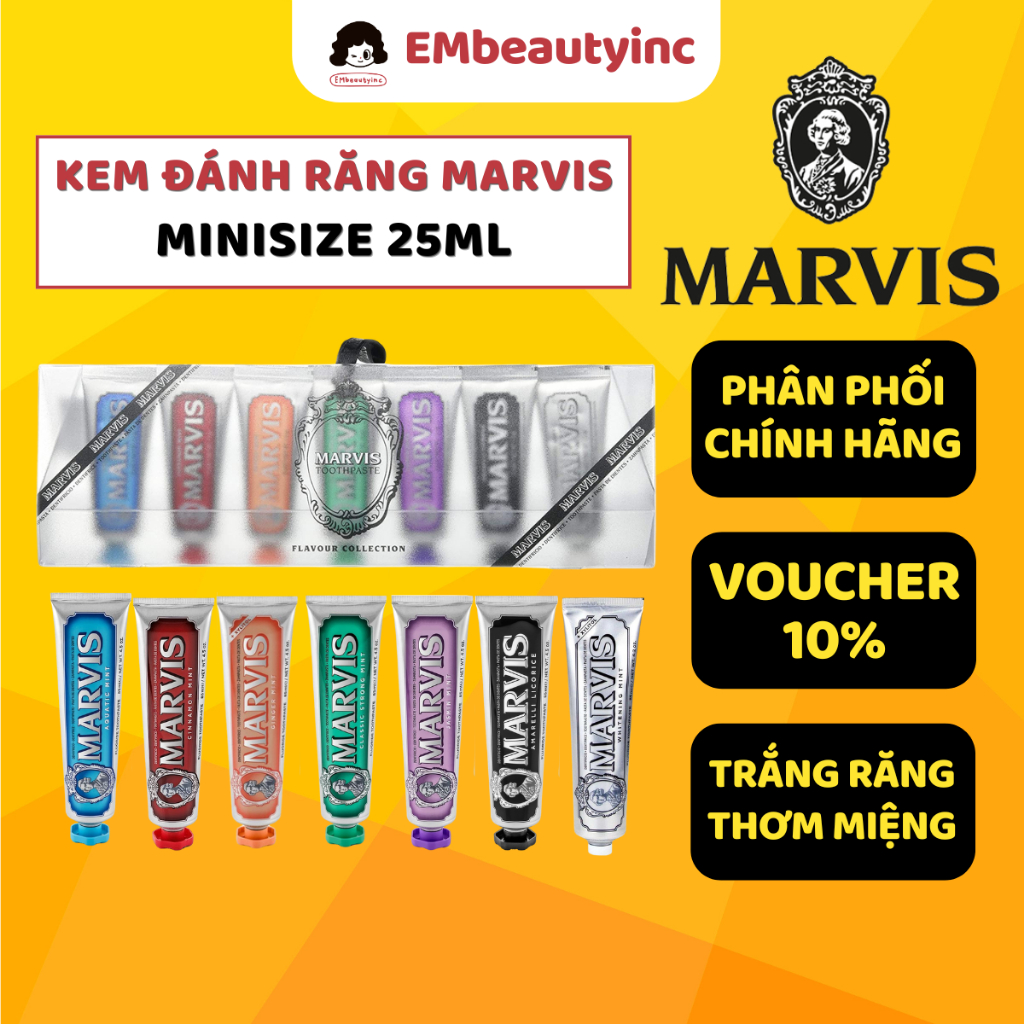 Kem Đánh Răng Marvis Minisize 25ml