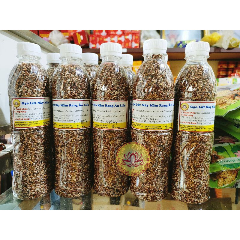 GẠO LỨT NẢY MẦM RANG ĂN LIỀN (Rang củi)
