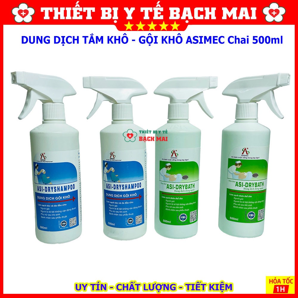 Dung Dịch Tắm Khô ASIMEC [500ml]