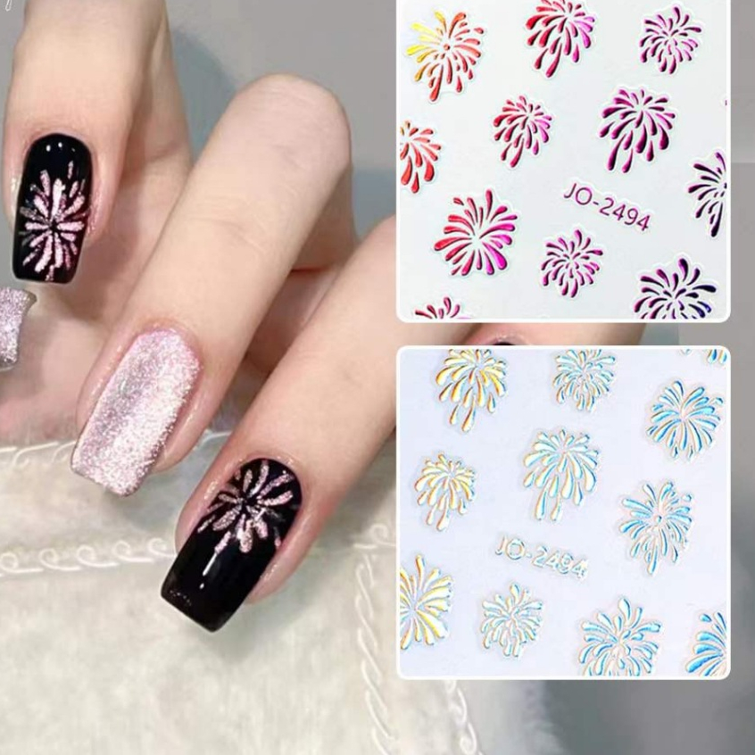 STICKER TẾT,BÔNG HOA,  TRANG TRÍ MÓNG NHÉ A
