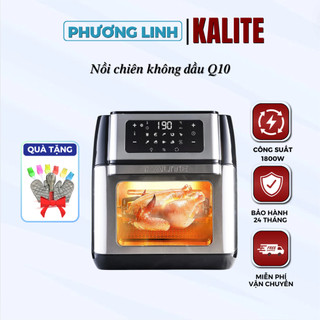 Nồi chiên không dầu Kalite Q10 - Công suất 1800W - Dung tích 10L - Hàng chính hãng bảo hành 24 tháng