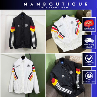 Áo Khoác Gió A DI Đát Nam Nữ Đội Tuyển Đức Phối 3 Sọc Cực Đẹp , Áo Khoác Nam Boy Phố Đội Tuyển Đức Mới Nhẩt