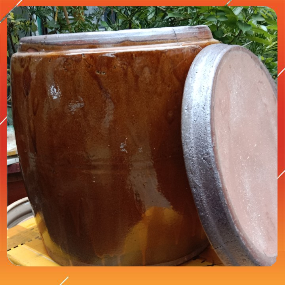 Khạp Da Bò – Khạp 20L - Hủ gạo. lu gạo. hủ gạo giá rẻ, lu gạo giá rẻ