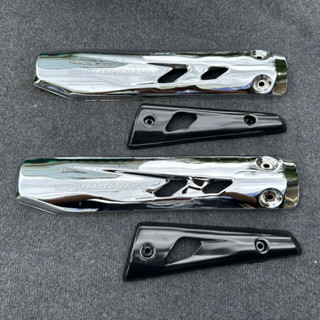 Ốp pô - che pô Exciter 2010 gia công cực đẹp