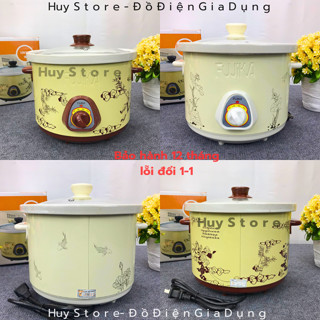  Nồi nấu chậm kho cá thịt đa năng FUJIKA FJ-K25  Nồi điện FUJIKA FJ-K15 nấu cháo hầm canh ruột sứ tiết kiệm Huy Store 