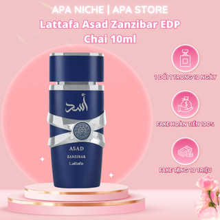 Nước hoa nam Lattafa Asad Zanzibar EDP chai 10ml Apa Store