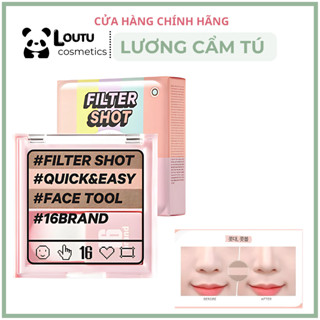 [AUTHENTIC-Loutu] Phấn Tạo Khối Và Highlight Đa Năng 16Brand Filter Shot Contour Peach