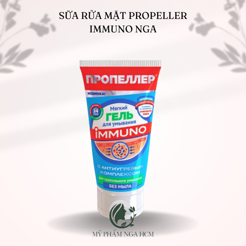 [DATE MỚI] Sữa rửa mặt cho da mụn Immuno Propeller Nga