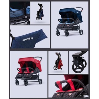 Xe Đẩy Đôi Cao Cấp Seebaby T22