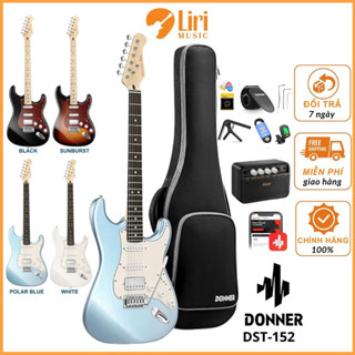 [Mới 2025] Đàn guitar điện Donner DST152| Combo guitar| Chính Hãng| Liri Music