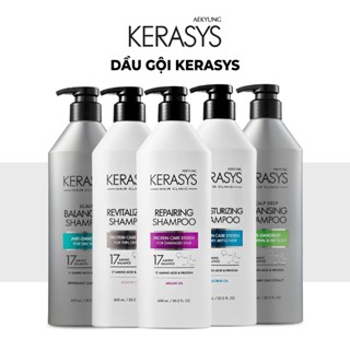 Dầu gội Kerasys Hàn Quốc phục hồi, nuôi dưỡng và cân bằng độ ẩm cho tóc yếu, hư tổn, khô xơ 600ml