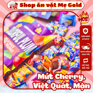 Ô mai cherry, việt quất, mận nguyên trái mix Colorful Plum