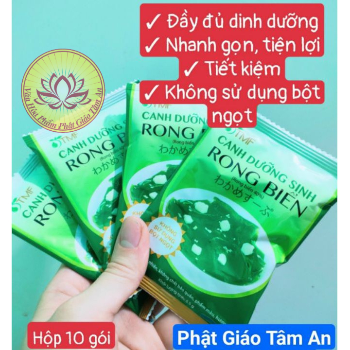 CANH DƯỠNG SINH RONG BIỂN hộp 10 gói