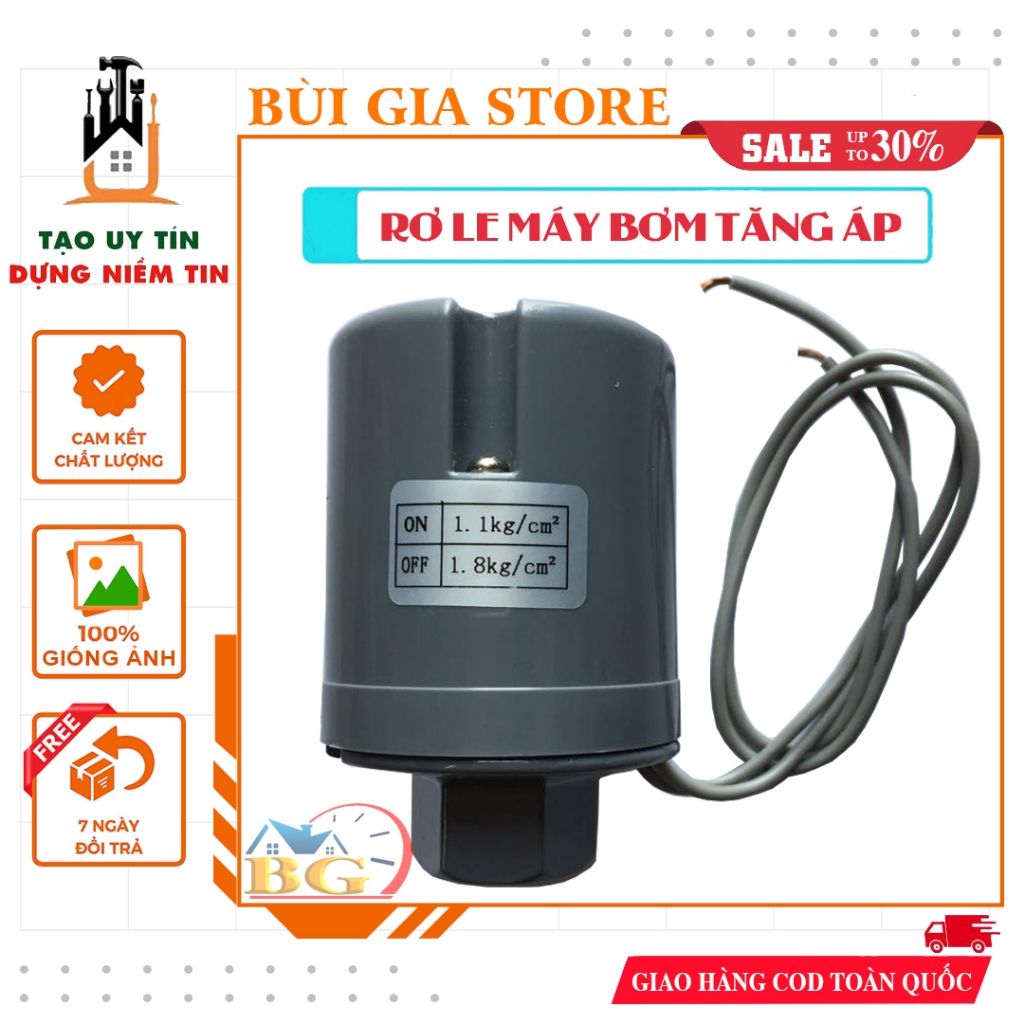 Rơ le tự ngắt cho máy bơm tăng áp