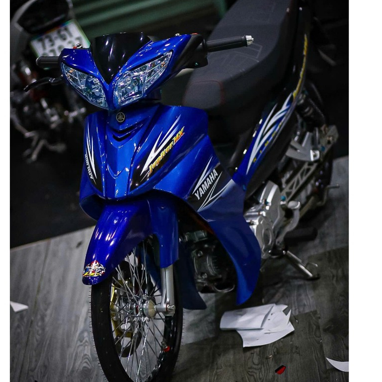 Tem rời Jupiter mx xanh đen , mẫu chế si chất mới , tem 3 lớp không phai