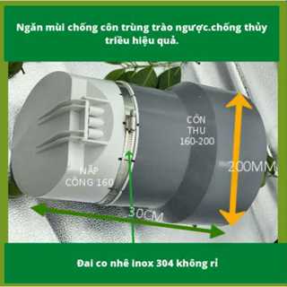 tặng tuýp keo dán khi muaNắp Cống Ngăn Mùi Hôi PVC.Nắp Đậy Cống.Nắp Thoát Sàn Chống Côn Trùng Chuột Bọ Vào Nhà Hiệu Quả.