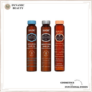  Dầu dưỡng tóc Hask giúp phục hồi tóc làm bóng tóc hask argan oil keratin oil coconut oil 18ml 