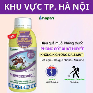 THUỐC DIỆT MUỖI, RUỒI PERMECIDE 1 LÍT