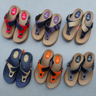 dép xỏ ngón nữ, có nhiều màu, đế cao 4.5 cm, hàng thái lan, chất liệu đế cao su, quai da, mềm dẻ, nhẹ, size 35 đến 39.