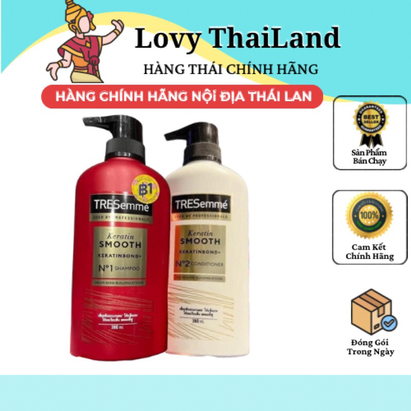 mẫu mới  Combo gội xã TRESemmé cặp 370ml x2
