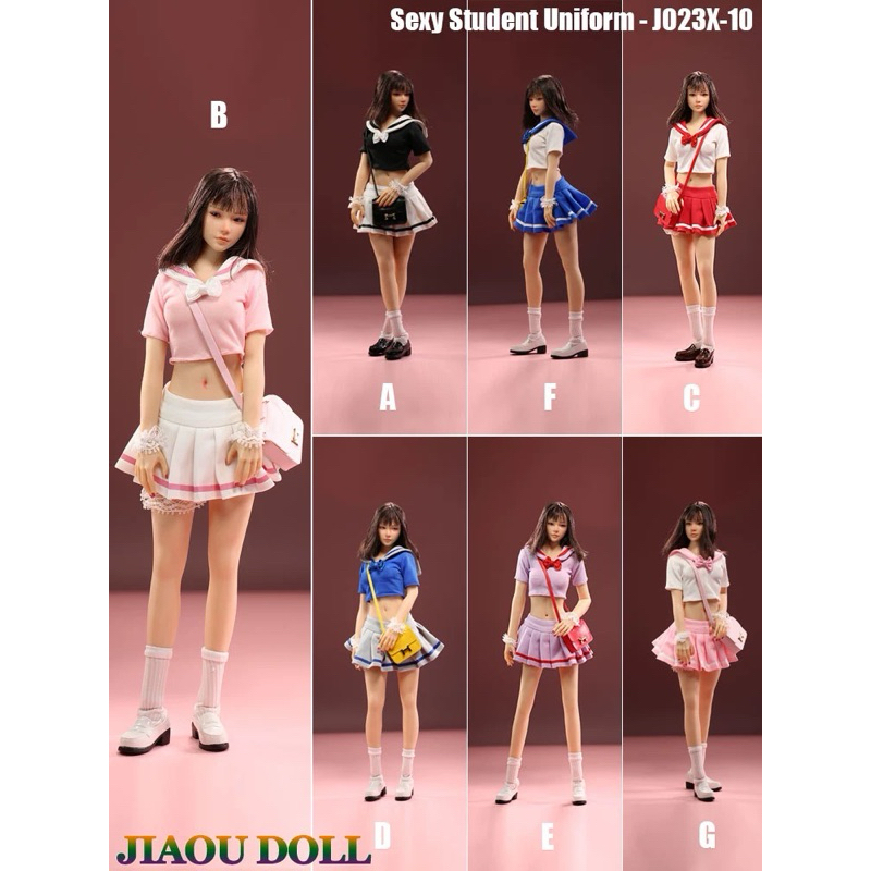[PRE-ORDER] Trang Phục , Đồng Phục Nữ Sinh Thời Trang JIAO DOLL JO23X - Mô Hình Figure 1/6 1:6