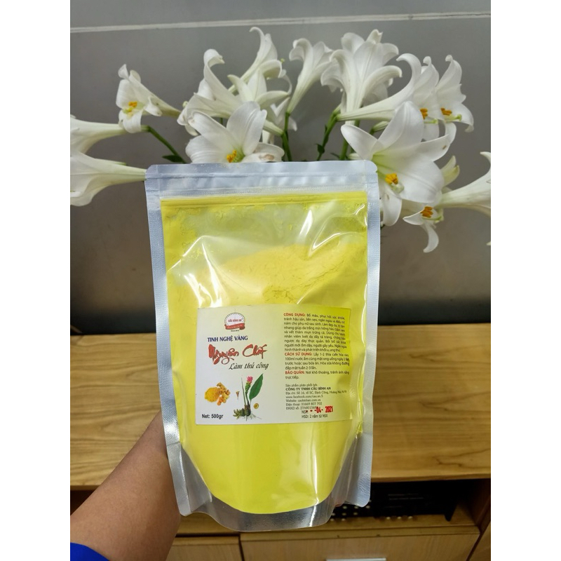 Tinh bột nghệ nguyên chất Cầu Bình An