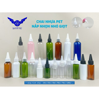 (COMBO 10) Chai Nhựa Nắp Nhọn 15ml/25ml/30ml/50ml/70ml/100ml Chai/ Lọ Chiết Mỹ Phẩm Nắp Nhỏ Giọt