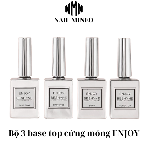 Base top cứng móng ENJOY siêu bóng bền- Phụ kiện nail
