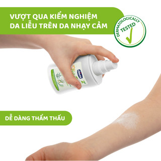 [ Mẫu mới ] Xịt bảo vệ da chiết xuất tinh dầu tự nhiên (Thay xịt xua muỗi) Chicco NaturalZ 100ml